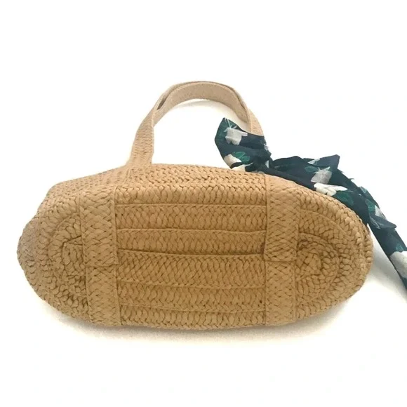 Draper James Everyday Straw Shoulder Bag - Natural, New With Tags - Picture 2 of 11